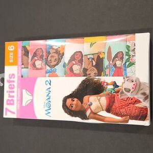 Moana 2 Girls Underwear (Briefs)